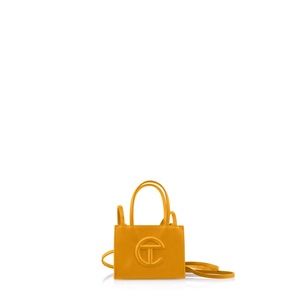 Small Telfar Mustard shopping bag